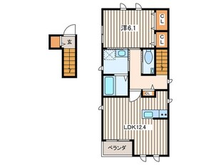 メゾンドカメリアの物件間取画像